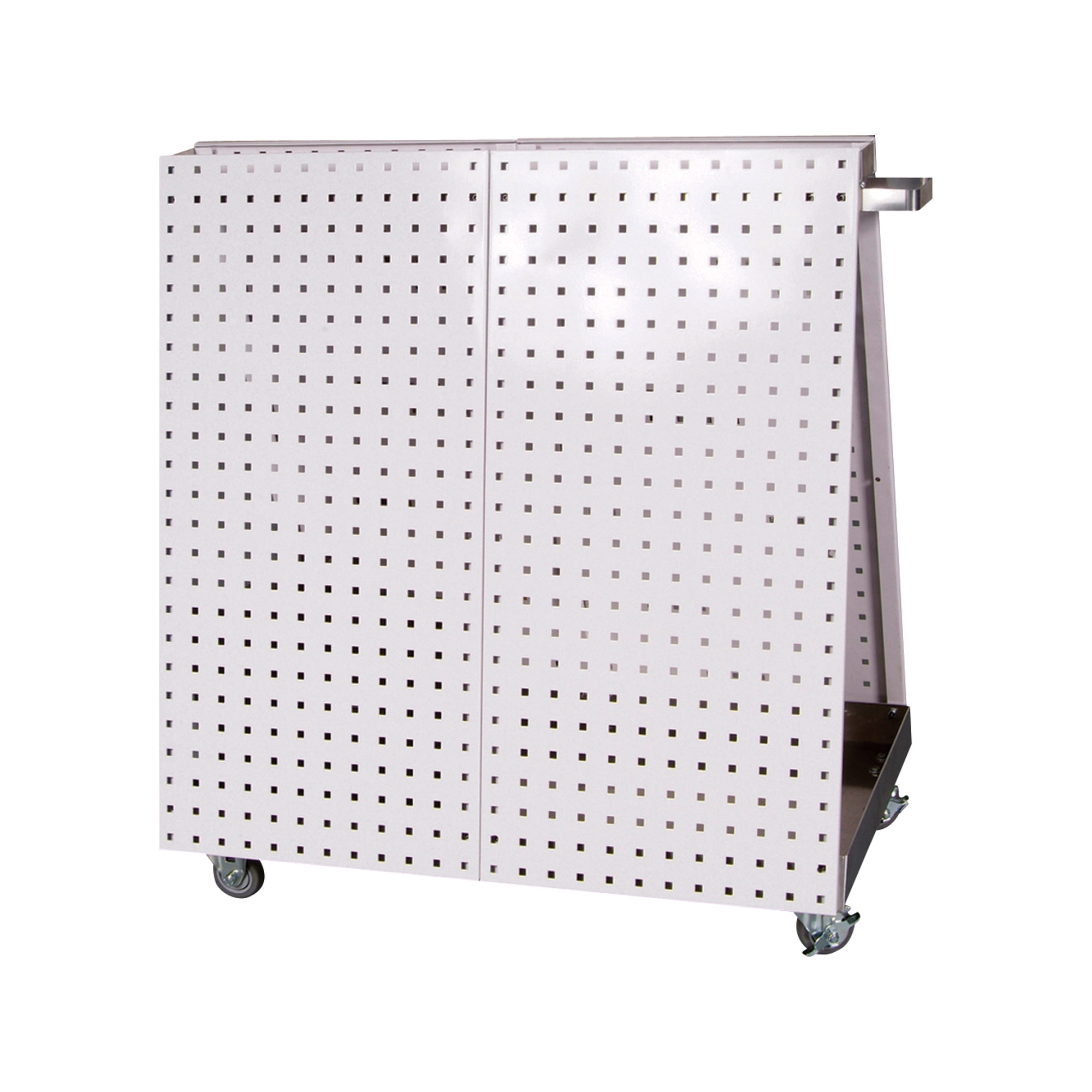Triton Products Mobile Tool Cart with LocBoard Pegboard, 18 Sq. Ft. of Storage, Model# LBC-18H